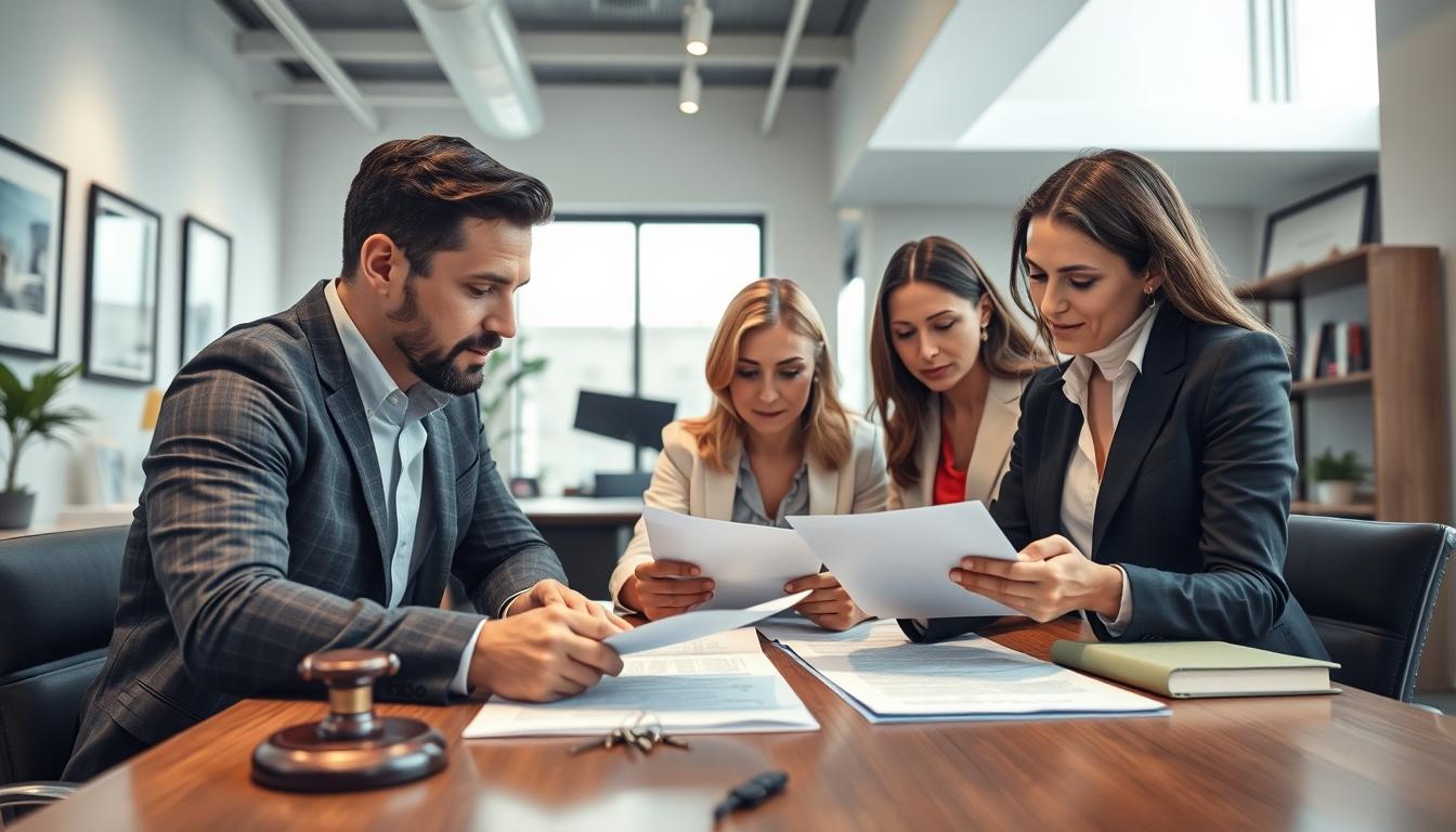 Property settlement documents and transfer review